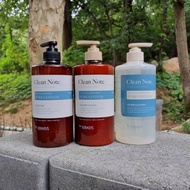KERASY Clean Note Pure Cotton Shampoo 800ml, Treatment 800ml, Body Wash800ml