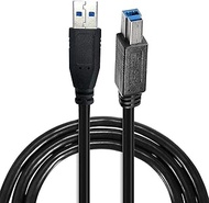 NTQinParts PC/Mac USB3.0 Data Transfer Sync SuperSpeed Cable Cord for HP Scanjet Pro 2000 s2, 3000 s
