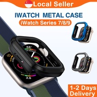 🔥🔥🔥[SG Ready Stock]iWatch case metal drop-proof skeletonized case  for iwatch 7/8/9 (41mm 45mm)