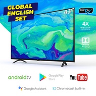 【Ready Stocks】 Xiaomi Mi Smart TV 43 Inch DVB-T2/C Voice Control 8GB ROM 5G WIFI bluetooth 4.2 Andro