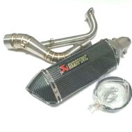 ชุดท่อ NMAX155 (ต่ำกว่าปี2020) ท่อแต่ง Nmax155 +AK14นิ้วเคฟล่า