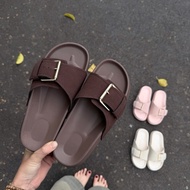 "Super Cute Summer Big Square Buckle High Sole Sandals - Skinny Feet Back 1 Size"