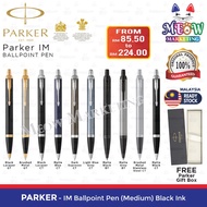 Parker IM Ballpoint Pen Chrome Trim (Black Ink) - Premium Gift Pen