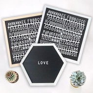 [1 Pcs] Letter Board 25 x 25 Letter Board/ 25.5 x 13.8 Letter Board/ 25 x 28 Stick-on Whiteboard/ Ba