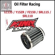 KINGDRAG / BOSSKU / Geng Tayar Besar (GTB) King Drag Oil Filter Racing LC135 / Y15ZR / FZ150 / SRL11