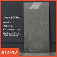PAKET 10 PCS Wallpaper dinding VINYL Marble 30 x 60 cm /  Lantai Vinyl Marbel Granit / Stiker Lemari