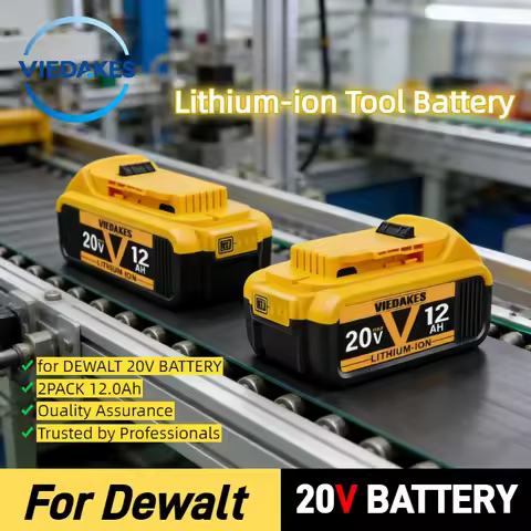 Original for DeWalt 20V battery 12Ah, replaceable DCD887 DCD805 DCF860 Dcd796 DCG406 DCF880 DCF512 D