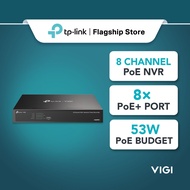 TP-Link 16MP CCTV 8 Channel PoE+ NVR (8CH IP CCTV Network Video Recorder) VIGI NVR1008H-8P