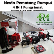 ready Mesin Pemotong Rumput 4 in 1 (Mesin Cultivator Mini / Mini Tiller / Cakar Baja / Penyiang Gulm