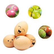 5Pcs Plastic Fake Eggs for DIY Easter Eggs Painting and Realistic Egg