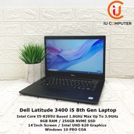 DELL LATITUDE 3400 INTEL CORE I5-8265U 8GB RAM 256GB NVME SSD USED LAPTOP REFURBISHED NOTEBOOK