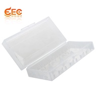 Box for 18650 battery transparent battery holder