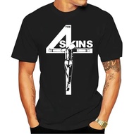 4 Skins Oi T-Shirt UK Punk Street 4Skins Men's Brand Shirts Fashion T-Shirts Streetwear Casual Cloth