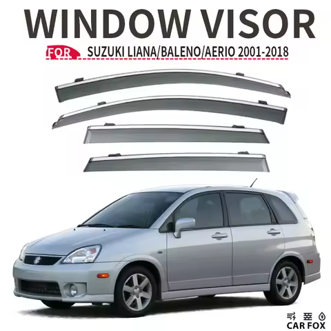 For Suzuki LIANA 2001-2018 Car Window Visor Awning Shelters Windshield Side Window Rain Sun Shade Au