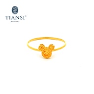 Tiansi 916 (22K) GOLD MICKEY RING R02-001 GOLD RING