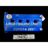 TOYOTA 4AGE 20V CNC INNOVATIONS BILLET ENGINE VALVE COVER SET ANODIZED BLUE