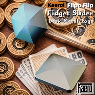 Local Ready Stock ✨【Kaeroi】Flipo Flip Metal Fidget Toys | EDC Desk Kinetic Toy | Fidget Toys for Fin