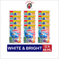 Paket Murah Deterjen Cair So Klin Cair White &amp; Bright Sachet 48 ml x12