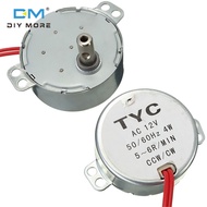 diymore Động Cơ Đồng Bộ TYC-50 AC 12V/220V CW/CCW 4W 50/60Hz 5RPM/6RPM Cho Mô Men Xoắn Vi Sóng Robus