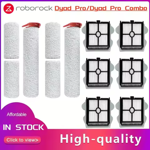 For Roborock Dyad Pro Combo Accessories HEPA Filter Roller Brush For Roborock Dyad Pro A10 Plus Vacu