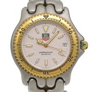TAG HEUER Heuer 專業腕錶 S95.806K 不鏽鋼石英模擬顯示象牙色錶盤 女士款 [二手]