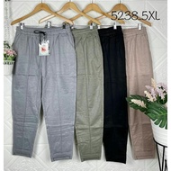 3238 5238 2238 fit 3XL 5XL Celana Panjang Import Wanita / Celana Polos Kantor / Celana Katun Jumbo G