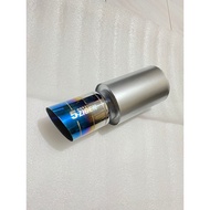 5Zigen Blue Racing Carknalpot Half Bassbiru, Cool, Soft, 5Zigen Blue Muffler One Bassbiru
