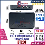 Thiết Bị Nhận Bluetooth Không Dây BT200 NFC Cho Loa Và Amply Usb-Av-Aux Thiết Bị Nhận Bluetooth 5.0 