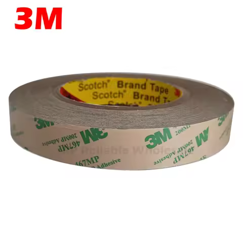 (20mm~29mm wide Option) Super Thin 3M 467 Double Adhesive Transfer Tape, Clear, widley for Industry 