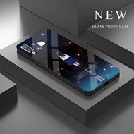 Glass Casing for Samsung galaxy A8 star Shockproof Case Tempered Glass Back & Soft Silicone Frame An