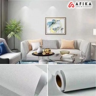 3D Embossed Foam Linen Wall Sticker Roll 0.5x2.8M