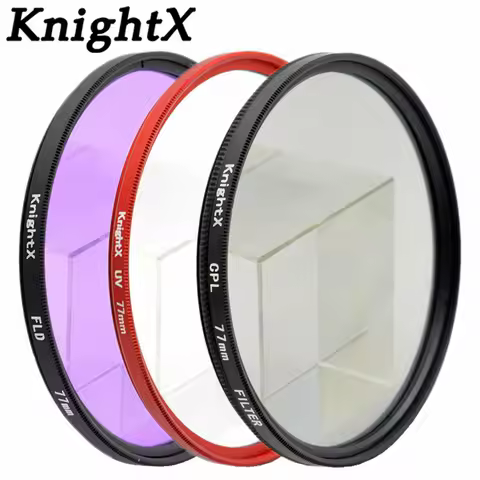 KnightX 52 55 58 67 77 mm FLD UV CPL MC MCUV Filter For Sony Pentax Nikon Canon D5200 D5300 D3300 D5