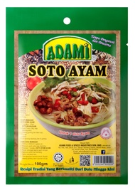 Adami Perencah Soto Muar Paste Soto Muar Pes Soto Ayam Johor 1 Pack (100g)