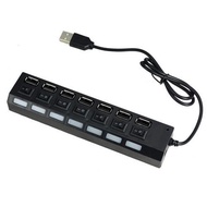 7-port USB Hub with switch - Split USB port