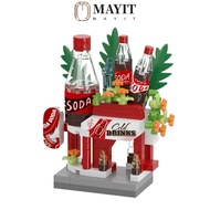 MAYIT Mini Shop Blocks, Micro Blocks Building Blocks City Building Blocks,  Mini Educational Toys Bi