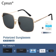 Cyxus Polarized Sunglasses For Women and Mens Square Mirrored Sun Glasses Shades With UV400 1811