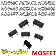 50个 AO3400 A09T AO3401 A19T AO3402 A29T AO3403 A39T AO3404 A49T AO3406 A69T AO3407 A79T AO3408 A89T 