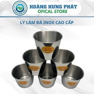 Long Phat premium stainless steel ice cups - combo of 5 ice cups 9cm, 10cm