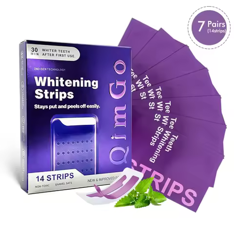 4Pcs Upgraded 2.0 Purple Teeth Whitening Strips, Professional Oral Care for Brightening Teeth