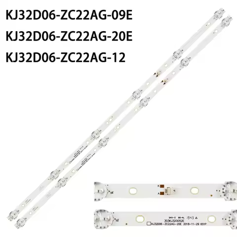LED Backlight strip 6 lamp For KJ32D06-ZC22AG-09 12 20E 303KJ320044 KM0320LDCH 32LH0202 32HH1830 HTV