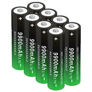 CPZZ 8Pack 3.7volt Rechargeable Battery 18650 9900mah 18650 Rechargeable Battery Button top for flas