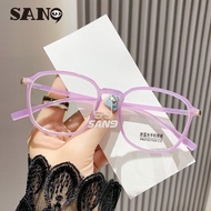 【Replaceable Lenses】COD (San9) Korean Fashion Jelly Color Eyeglasses Women