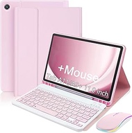 Keyboard Case for Samsung Galaxy Tab A9 Plus 11.0 inch (SM-X210/X215/X216/X218),Rechargable Detachab