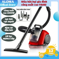 Máy hút bụi gia đình Midea L143C kèm 4 đầu hút công suất cao 1000W hút sàn hút giường nệm vệ sinh đồ