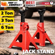 Heavy Duty Jack Stand With Safety Lock Car Jack Jack Kereta (2pcs/set) 2ton 3ton 6ton