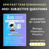 SPM Topical Past Year 400+ Subjective Questions Physics Chemistry Biology KSSM 2025 Form 4 and Form 