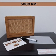 Brobaba Wood Money Box with number on the box Tabung Duit Saving Planner Money Bank Saving Money Goa