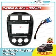 Proton Exora 2009 - 2019 Dashboard Audio Android Player Radio FM Casing Frame Silver Black TYPE A