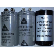 [Mimi Electronics] Made In Taiwan 250VAC Starter Capacitor 100uf/150uf/200uf/250uf/300uf/400uf