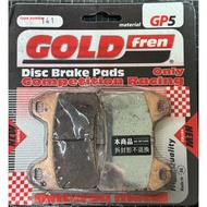 [Ready Stock] Metal Sintered Goldfren GP5 FA244HH brembo hpk Pair Four Double Pins to Make Brake Pad